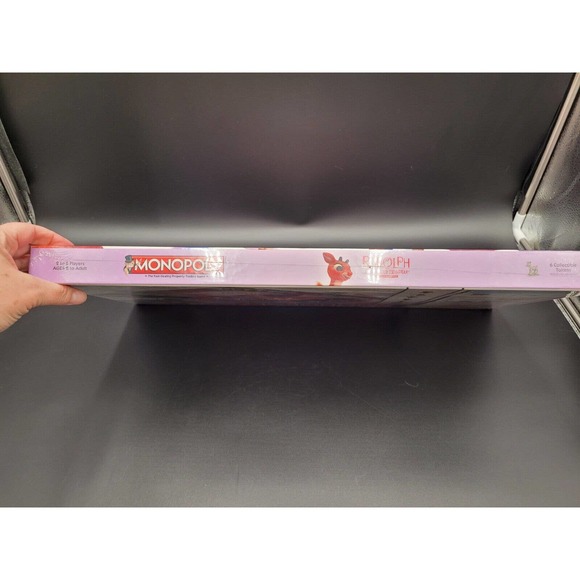 Rudolph Red Nosed Reindeer Monopoly Collectors Edition Hasbro 2012 USAOPOLY NOS - Picture 13 of 15